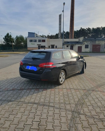 Peugeot 308 cena 34000 przebieg: 168353, rok produkcji 2017 z Milicz małe 79